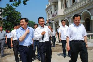 湖州市委、市政府領(lǐng)導(dǎo)考察湖州影視城
