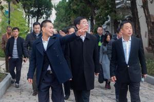 國家旅游局副局長杜江攜全國各省市旅游局領(lǐng)導(dǎo)考察湖州影視城