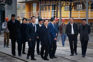 湖州市市委書記陳偉俊一行領導先后調研湖州影視城