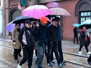象山影視城考察團來訪