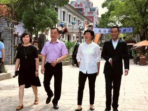 【文化產業(yè)調研在湖州影視城】中共湖州市委常委、宣傳部長范慶瑜等領導蒞臨