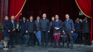 上海市委領(lǐng)導(dǎo)周慧琳蒞臨湖州影視城 考察影視文化旅游產(chǎn)業(yè)發(fā)展